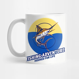 Fishing Adventure Hooked For Life Mug